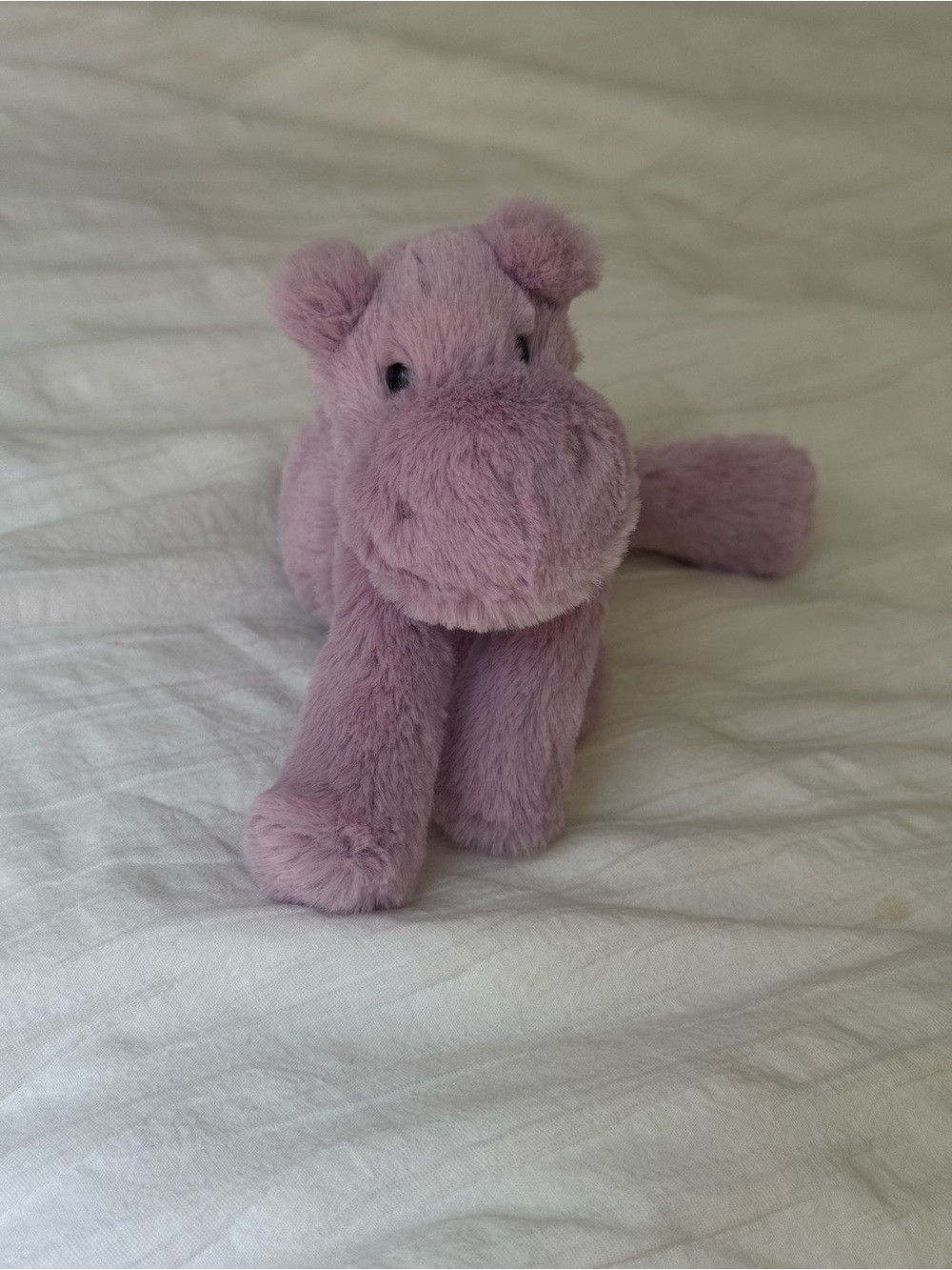 Jellycat Smudge Tiny Hippo Stuffed Animal - Lavender